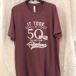 HAPPY 50 BIRTHDAY T- SHIRT